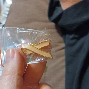 Vintage breast cancer ribbon